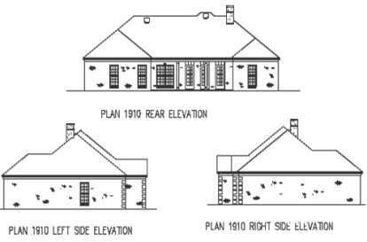 Ranch House Plan #9035-00220 Elevation Photo