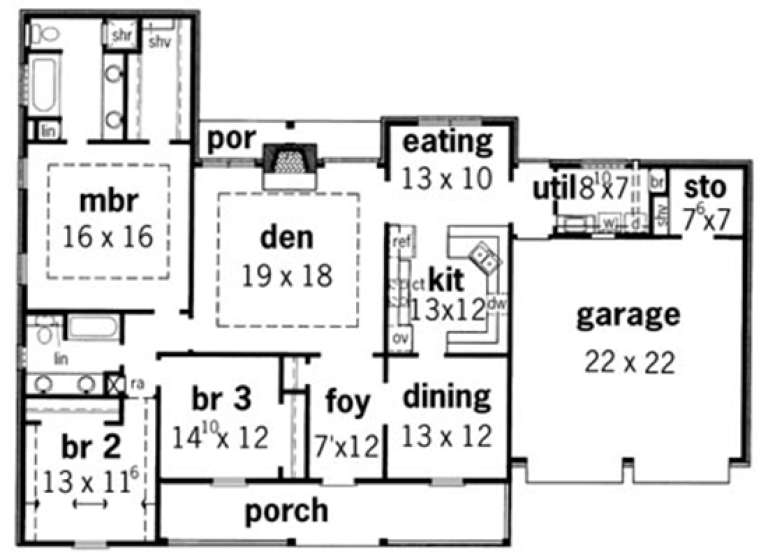 House Plan House Plan #15490 Drawing 1