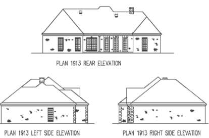 European House Plan #9035-00223 Elevation Photo