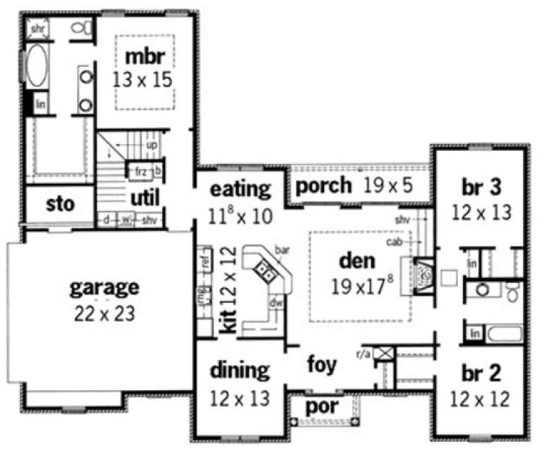 House Plan House Plan #15492 Drawing 1