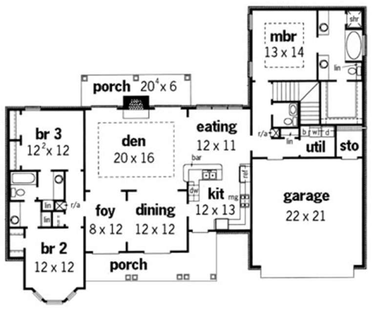 House Plan House Plan #15493 Drawing 1