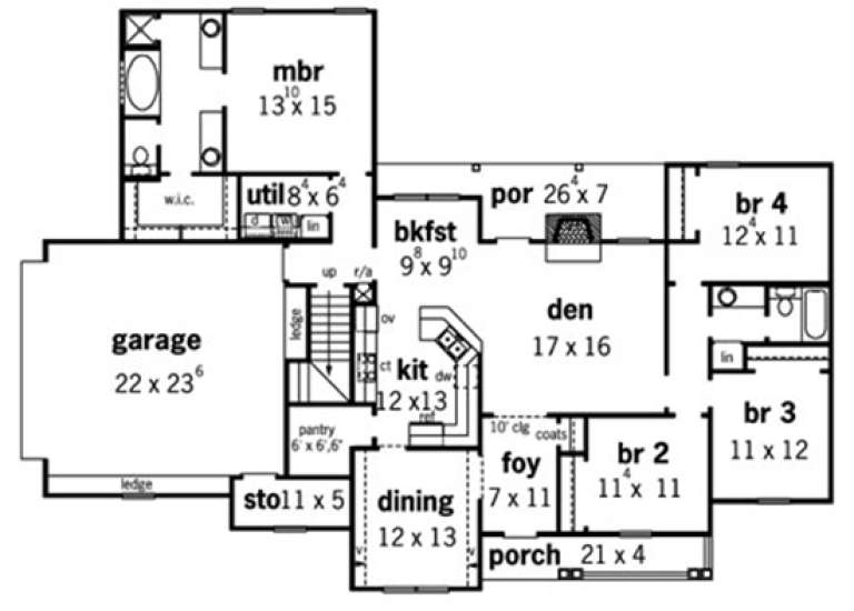 House Plan House Plan #15496 Drawing 1