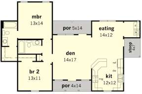 Floorplan 1 for House Plan #9035-00231
