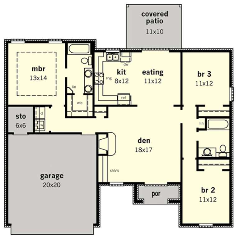 House Plan House Plan #15501 Drawing 1
