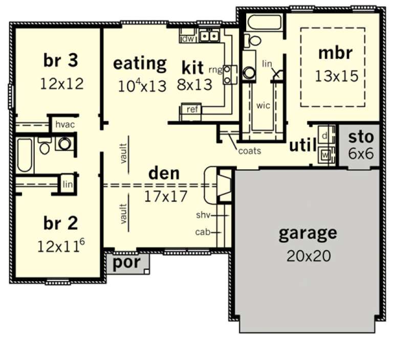 House Plan House Plan #15502 Drawing 1
