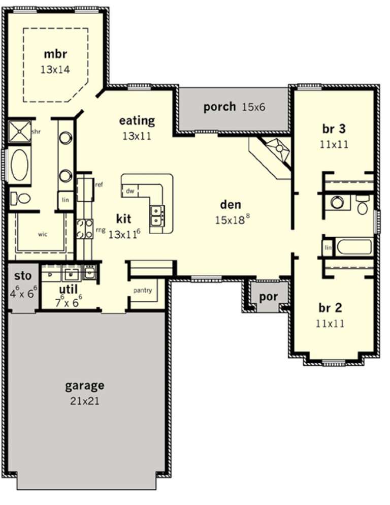 House Plan House Plan #15507 Drawing 1
