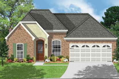 French Country House Plan #9035-00243 Elevation Photo