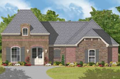 French Country House Plan #9035-00252 Elevation Photo