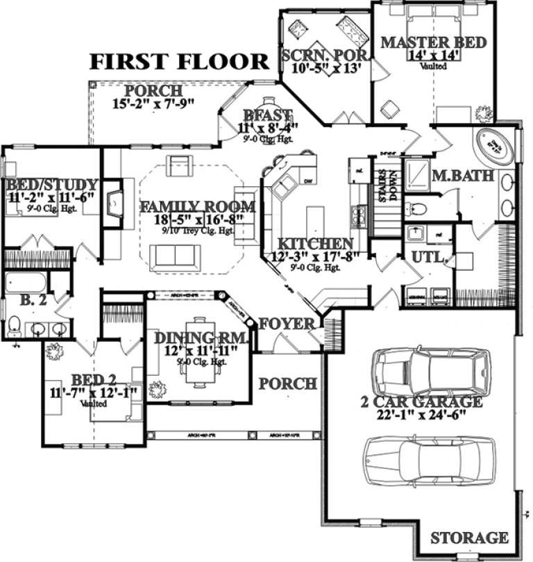 House Plan House Plan #15527 Drawing 1