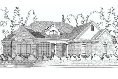 5 Bed, 3 Bath, 3503 Square Foot House Plan - #1070-00005