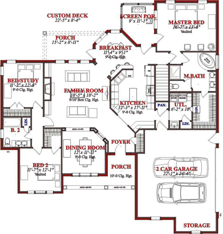 House Plan House Plan #15531 Drawing 1