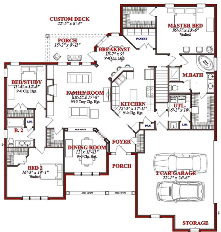 House Plan House Plan #15532 Drawing 1
