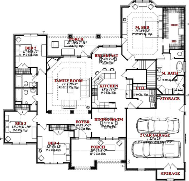 House Plan House Plan #15537 Drawing 1