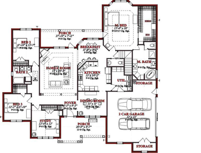 House Plan House Plan #15539 Drawing 1