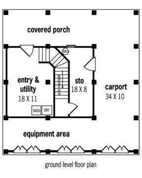 Lower Level for House Plan #048-00033