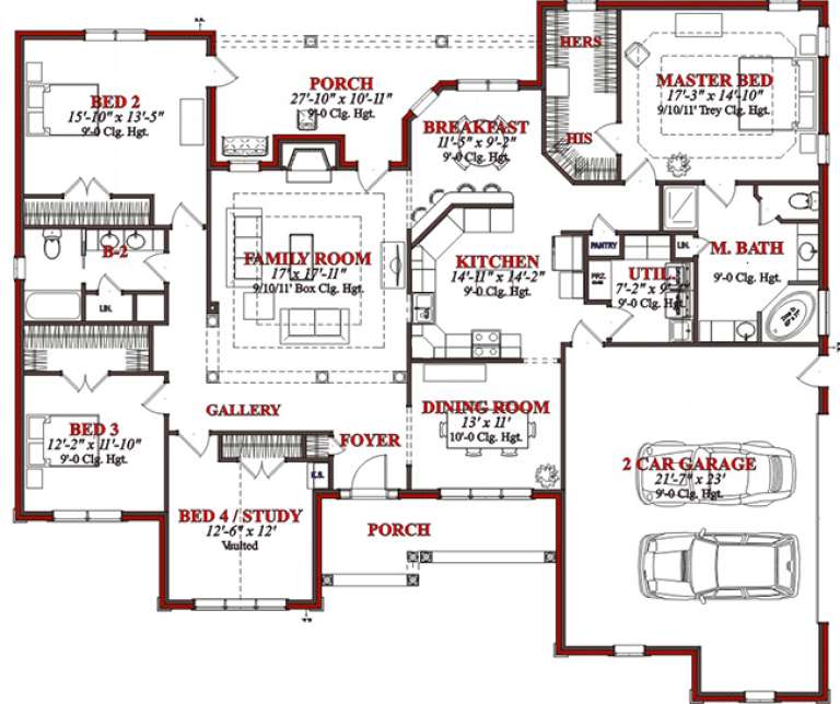 House Plan House Plan #15541 Drawing 1