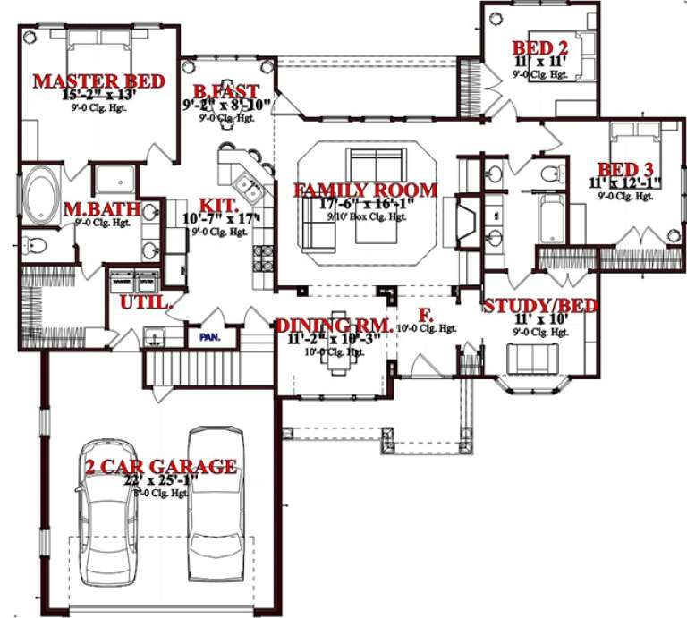 House Plan House Plan #15546 Drawing 1