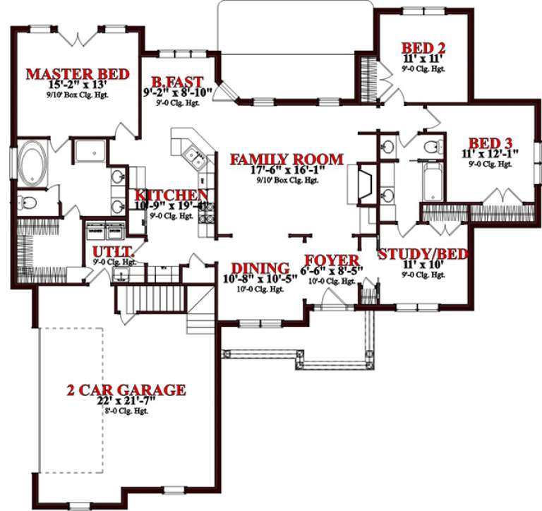 House Plan House Plan #15547 Drawing 1