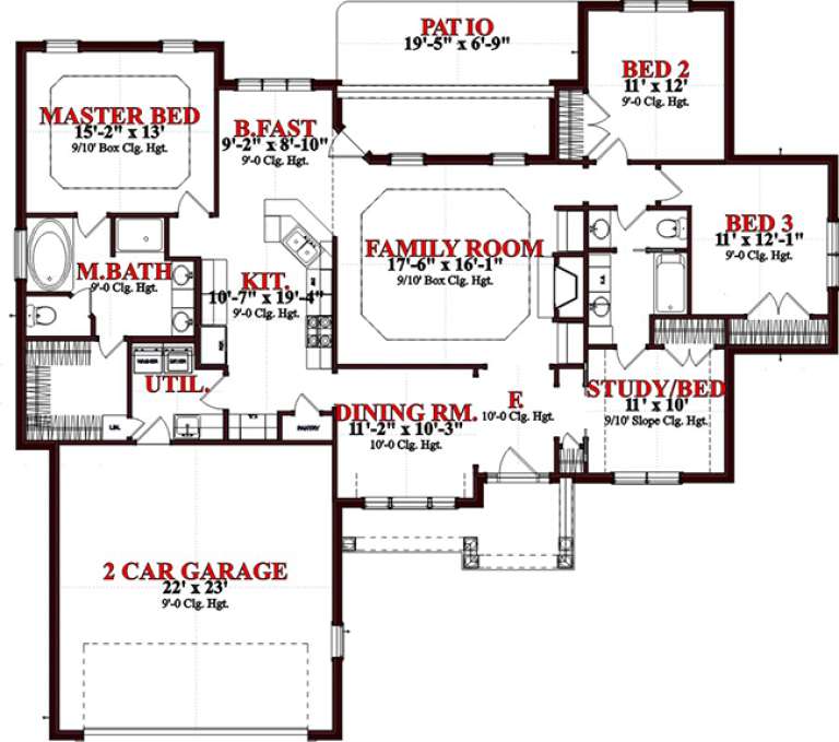 House Plan House Plan #15549 Drawing 1
