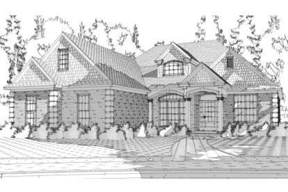 4 Bed, 3 Bath, 1922 Square Foot House Plan - #1070-00024