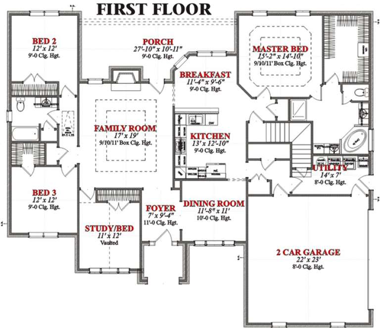 House Plan House Plan #15551 Drawing 1