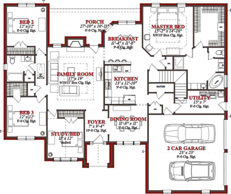 House Plan House Plan #15552 Drawing 1