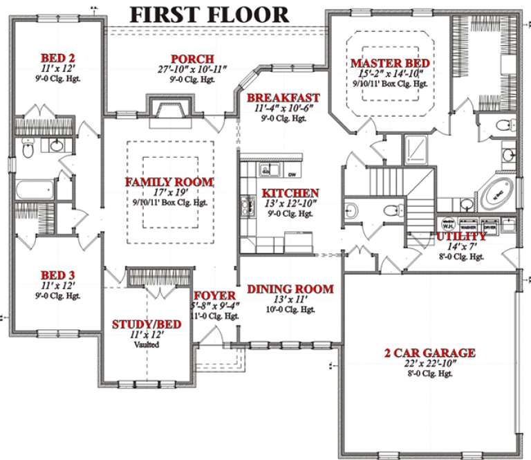 House Plan House Plan #15554 Drawing 1