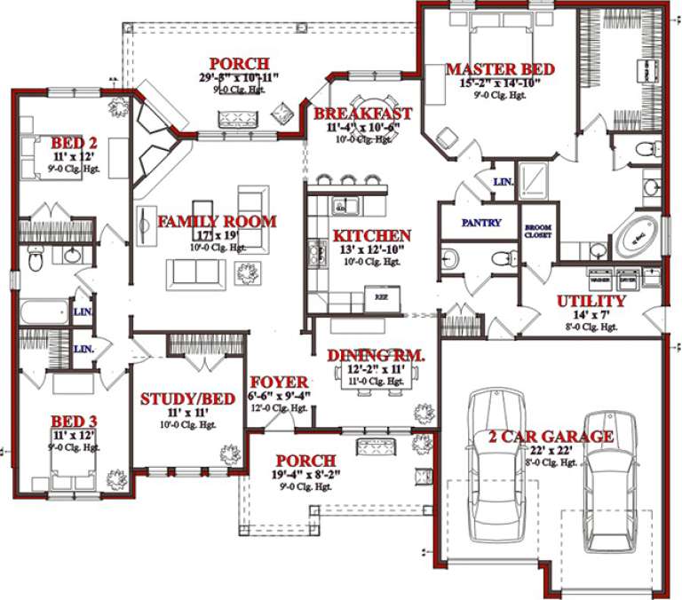 House Plan House Plan #15557 Drawing 1