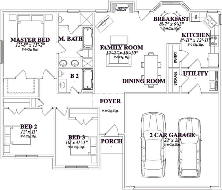 House Plan House Plan #15561 Drawing 1
