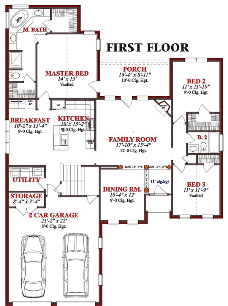 House Plan House Plan #15563 Drawing 1