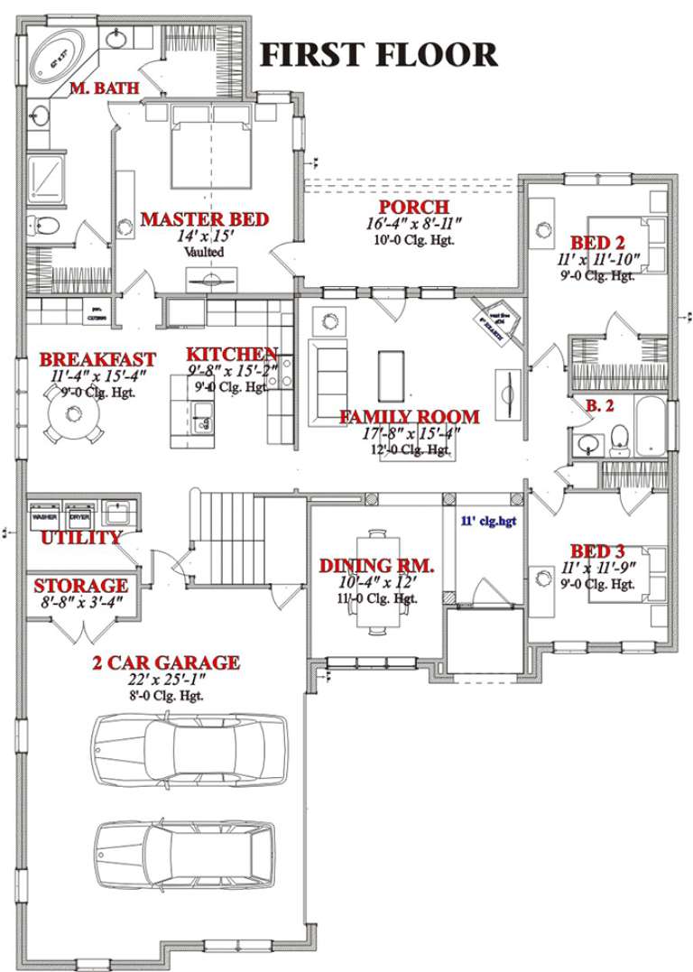 House Plan House Plan #15564 Drawing 1