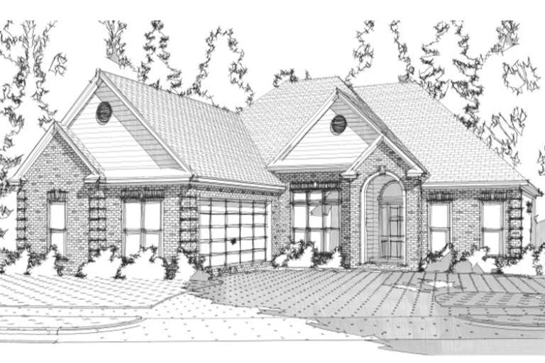 Traditional House Plan #1070-00039 Elevation Photo