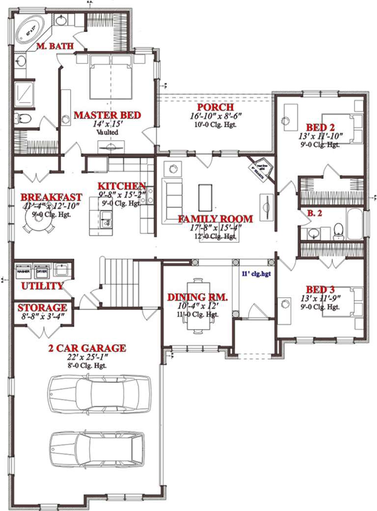 House Plan House Plan #15566 Drawing 1