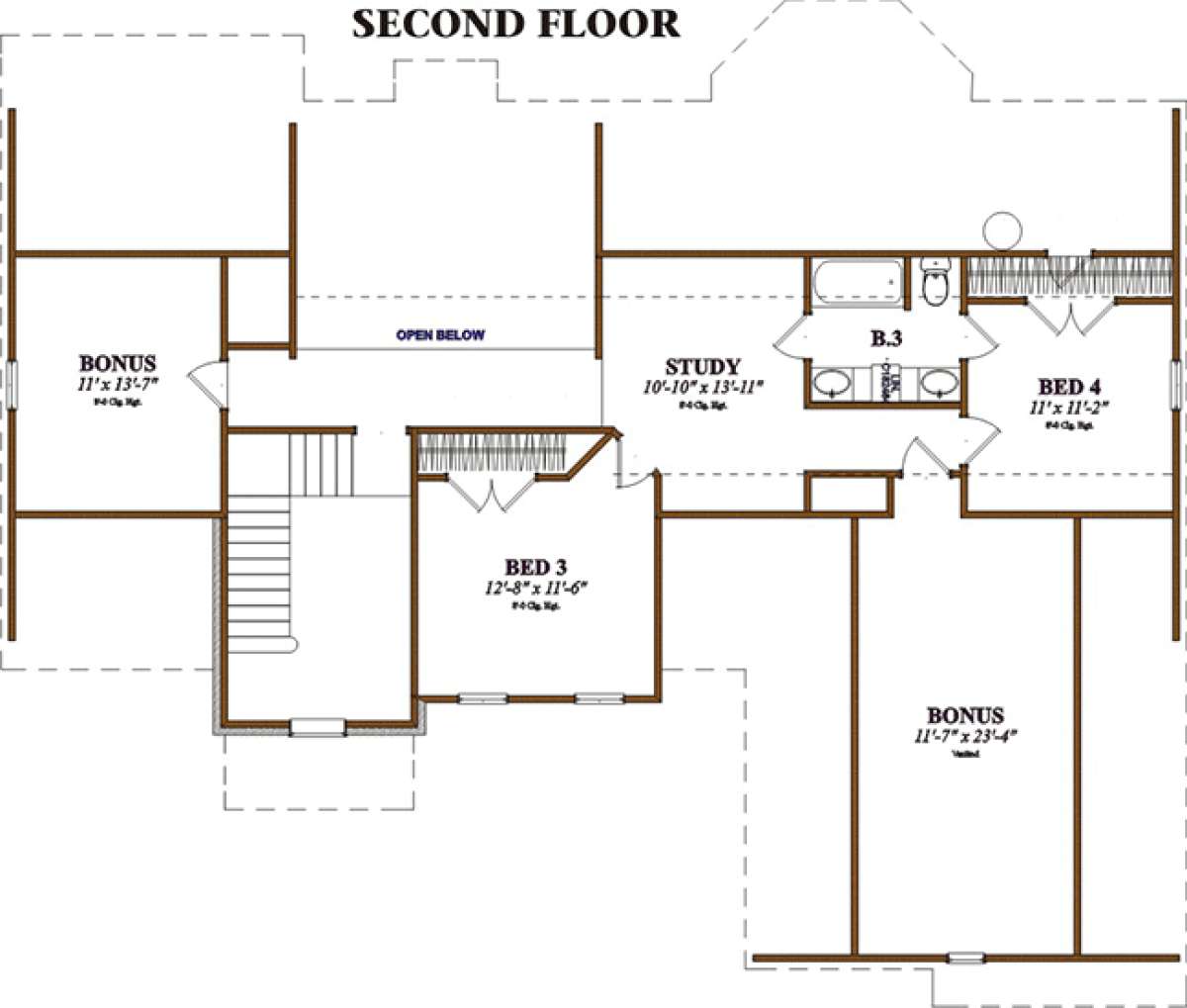 Floorplan 2 for House Plan #1070-00042