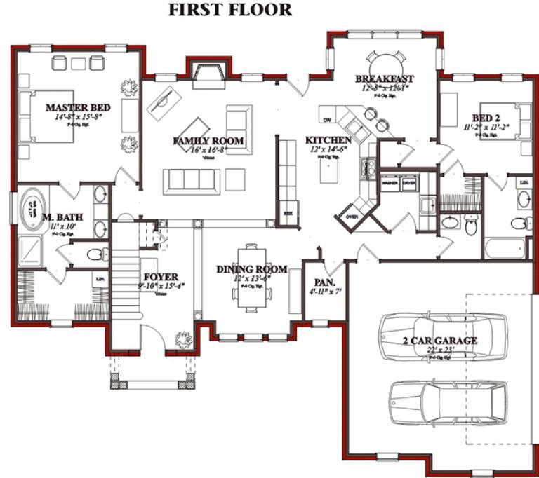 House Plan House Plan #15569 Drawing 1