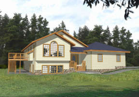 Country House Plan #039-00259 Elevation Photo