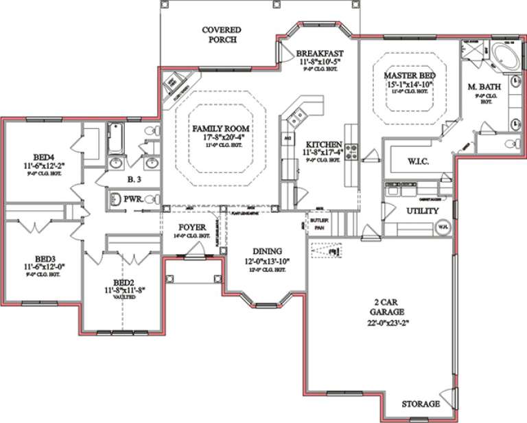 House Plan House Plan #15572 Drawing 1