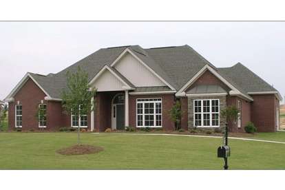 5 Bed, 2 Bath, 2681 Square Foot House Plan - #1070-00049