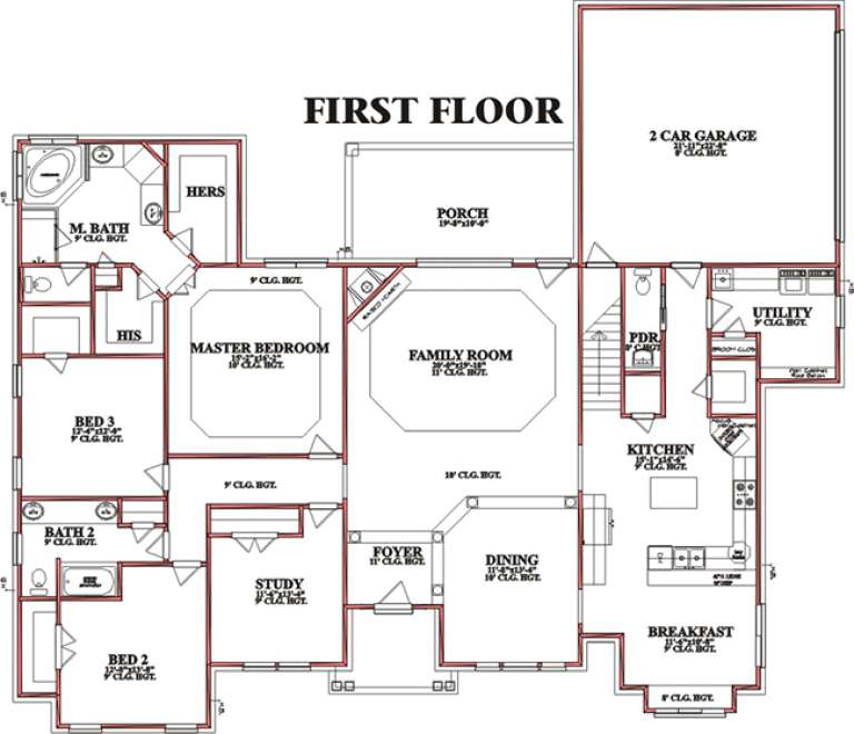 House Plan House Plan #15575 Drawing 1