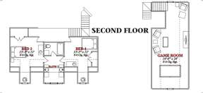 Floorplan 2 for House Plan #1070-00050