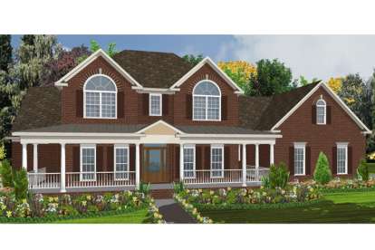 Farmhouse House Plan #1070-00051 Elevation Photo