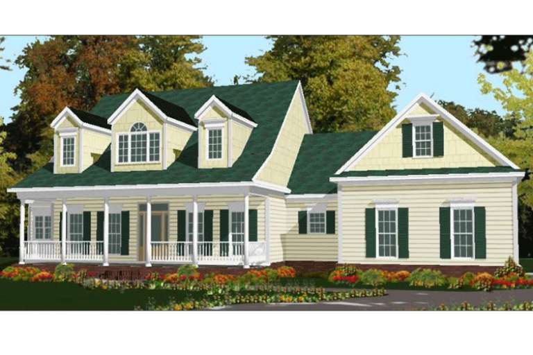 Farmhouse House Plan #1070-00052 Elevation Photo