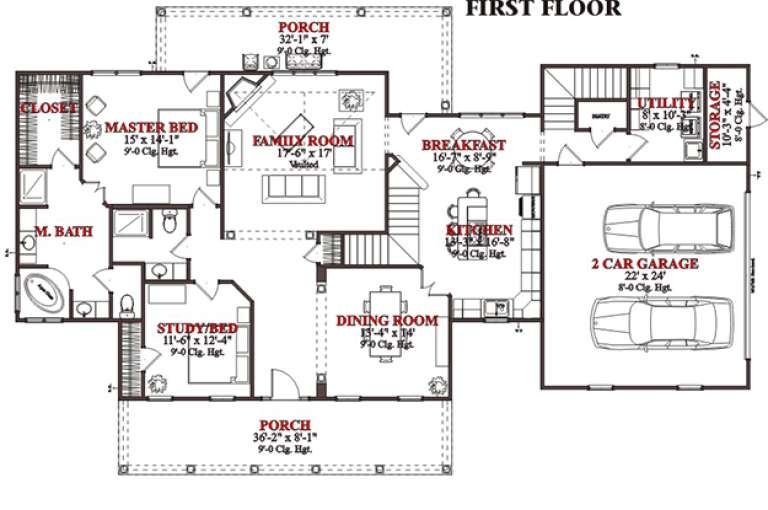 House Plan House Plan #15578 Drawing 1