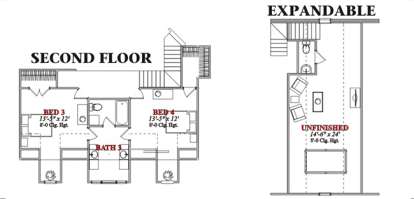 Floorplan 2 for House Plan #1070-00053