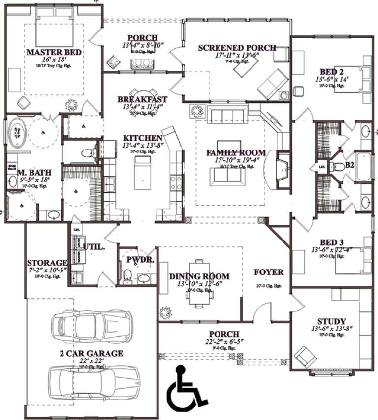 House Plan House Plan #15580 Drawing 1
