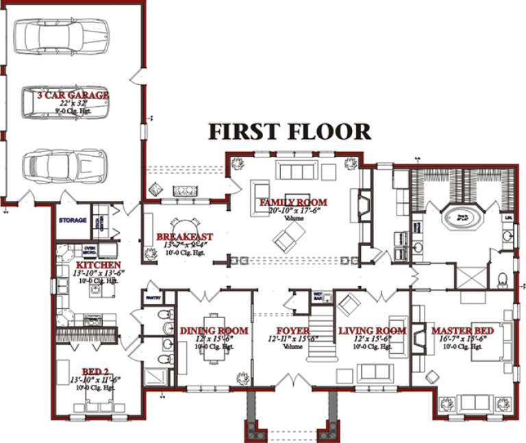 House Plan House Plan #15582 Drawing 1
