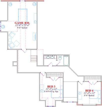 Floorplan 2 for House Plan #1070-00059