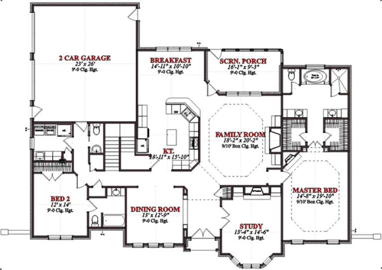 House Plan House Plan #15586 Drawing 1