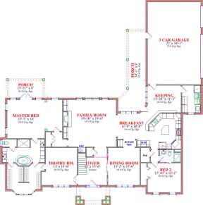 Floorplan 1 for House Plan #1070-00061