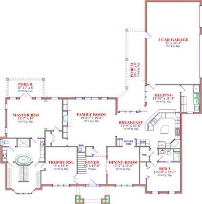 House Plan House Plan #15587 Drawing 1